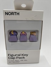 Lilac Flexible PVC and ABS Keyboard Accessories Figural Key Pack, NEW