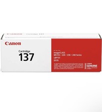 Canon Genuine Cartridge 137 Laser Printer Toner - Black SEALED
