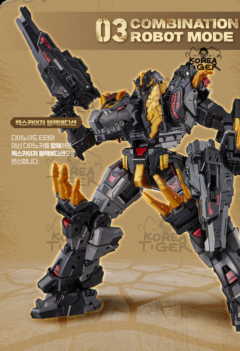 Miniforce TYRANNO THUNDER Legacy Edition+REX KAISER Black