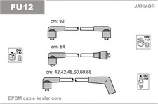 IGNITION CABLE KIT FITS: FORD CORTINA V 2.0/2.3.FORD GRANADA 2.3.FORD GRANADA