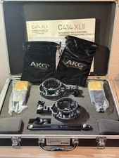 AKG C414 XLII Stereo Microphone Set Used Exce...