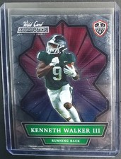 2021 Wild Card Alumination NIL - Kenneth Walker III Rookie #ANBC-50 SB MVP