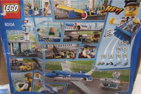 LEGO 60104 CITY Airport Passenger Terminal - Retired - New Open Imperfect Box