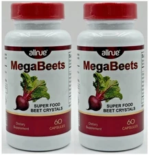 2 Mega Beets Superfood Energy Beetroot Bones Antioxidant Dietary Supplements