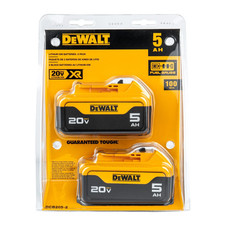 NEW DCB205-2 DeWalt 20V MAX 5.0Ah Lithium-Ion Battery 2-Pack of DCB205