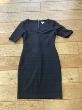 Bisou Bisou Black Evening Elegant Bodycon Dress Size 10