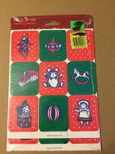 VINTAGE CHRISTMAS STICKERS 4 SHEETS AMERICAN GREETINGS NOS SEALED 