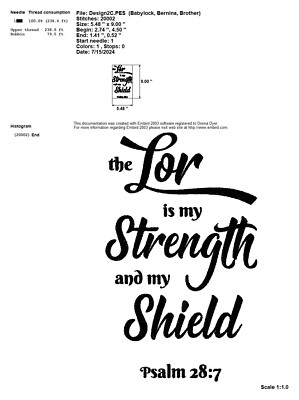 Fichiers De Broderie BIBLE VERSES SCRIPTURE 02 - Formats PES JEF HUS EXP DST - Sur Clé USB - Machine Brother