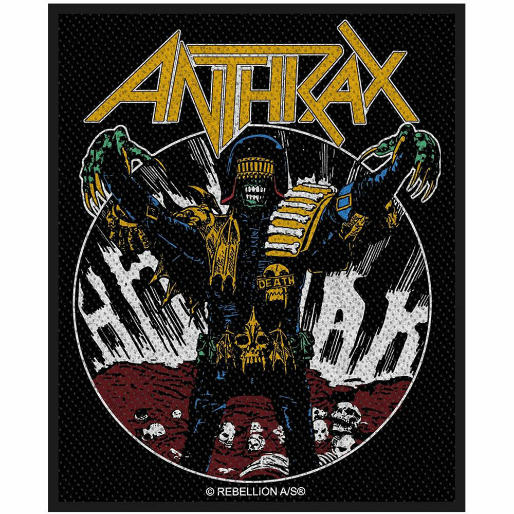 ANTHRAX - JUDGE DEATH - WOVEN PATCH - BRAND NEW - MUSIC SP3159 | eBay