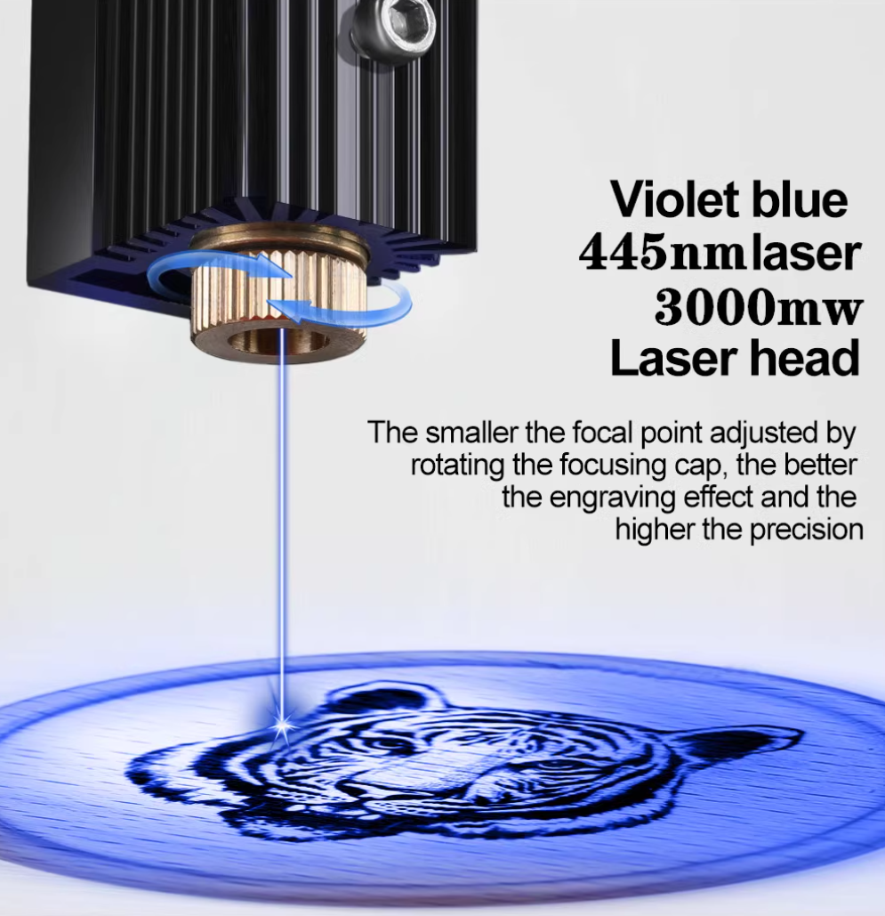 NEJE DK-8-KZ 1000mW Art USB Mini Blue Laser Engraver Engraving