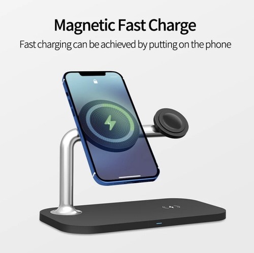 Magnetic Wireless Apple Charging Dock 3in1 - Picture 3 of 6