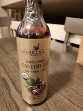 Premium Organic Castor Oil 100 Pure and Hexane-Free Cold-Pressed Beauty 16 fl.