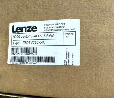 E82EV752K4C 1 STÜCK NEUER LENZE 8200 VECTOR, 7,5 KW WECHSELRICHTER E82EV752K4C