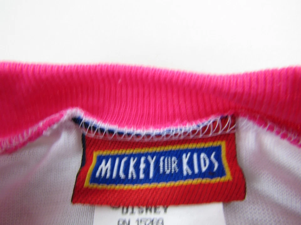 Camisa de Noche Mickey para Niños Niñas Mediana 8/10 Minnie Disney Retro Años 90 Etiquetas De Colección Foto 2 de 4