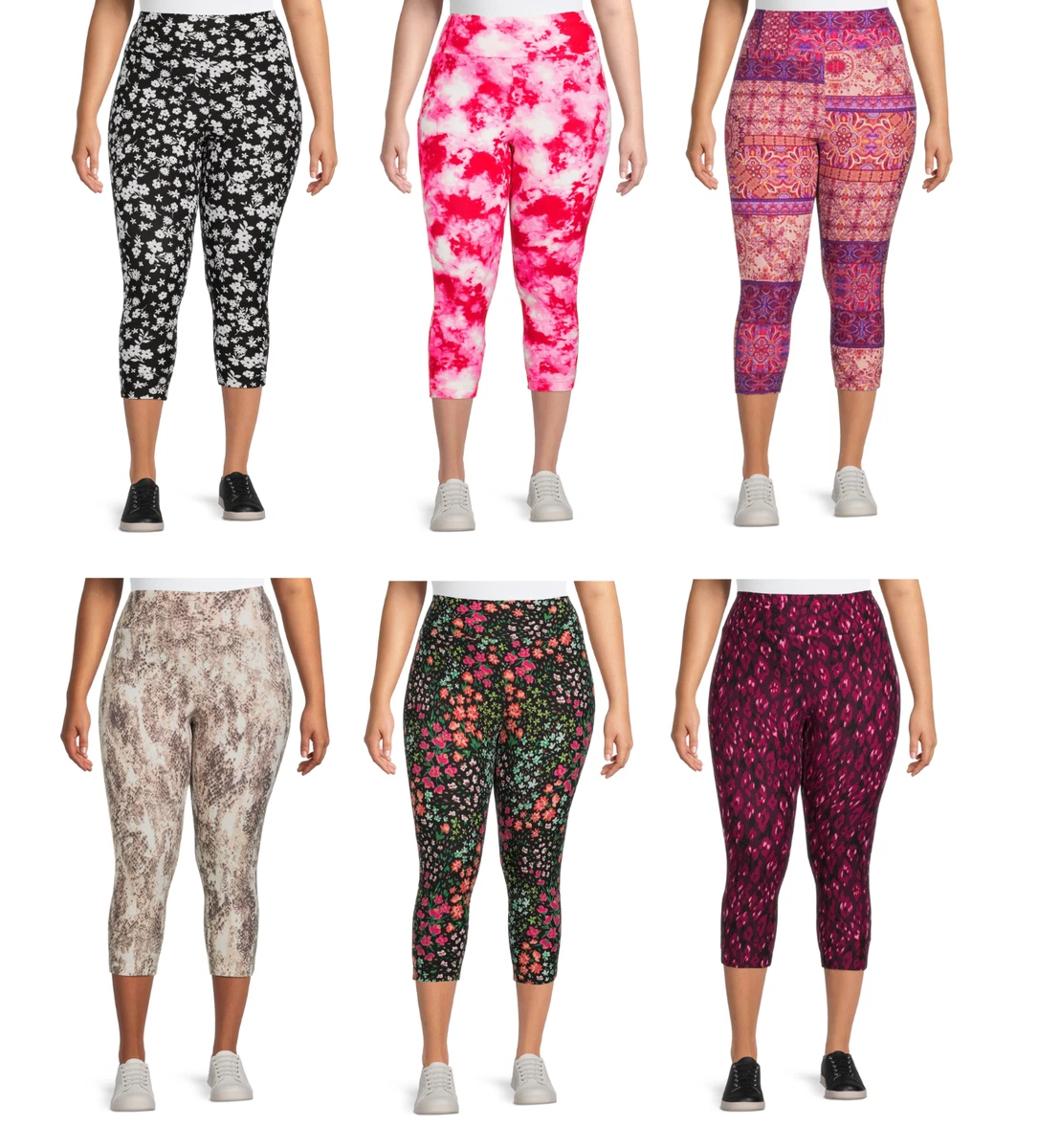 Women's printed capri best sale leggings