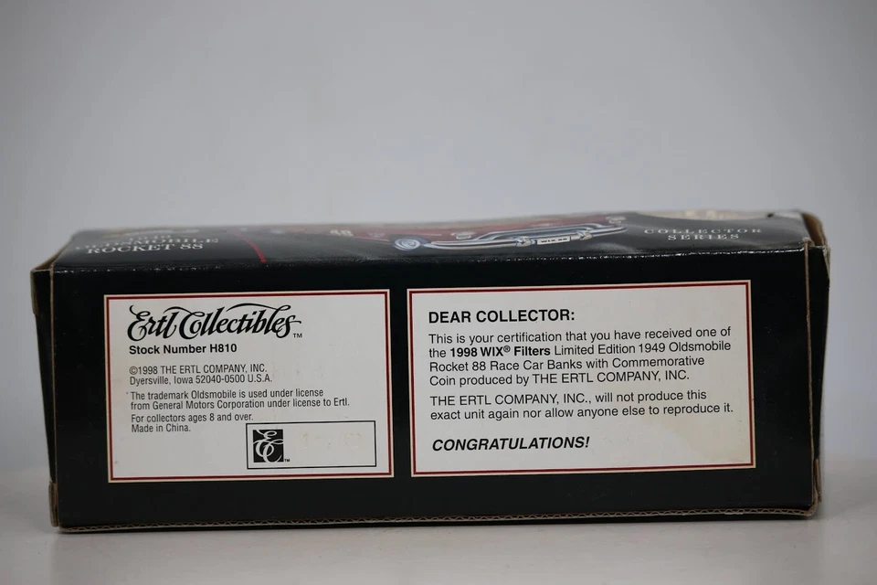 ERTL WIX 1949 OLDSMOBILE ROCKET 88 BANCO metal fundido a presión NUEVO stock antiguo Foto 2 de 4
