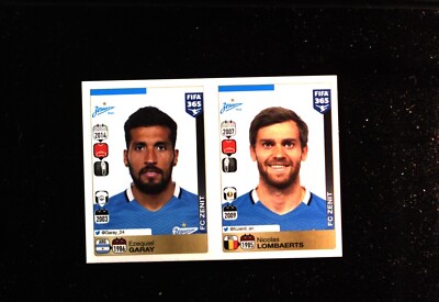 2015-16 Panini FIFA 365 Ezequiel Garay/Nicolas Lombaerts Zenit S.Petersburg #734