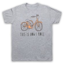TRICYCLE RETRO THIS IS HOW I ROLL FUNNY PARODY CUTE MENS & WOMENS T-SHIRT