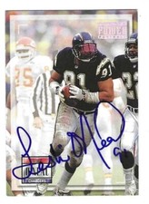 Autographed Signed LESLIE O'NEAL San Diego Chargers 1993 Pro Set Power Card #91