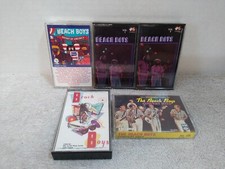 5 Lot Various The Beach Boys Vintage Cassette Tapes