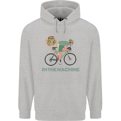 Lustiger Hoodie Cycling Im the Machine Radfahrer Herren 80% Baumwolle