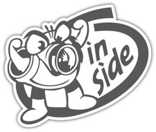 Turbo Inside Sticker Car Bumper Decal - 3 5 Or 6