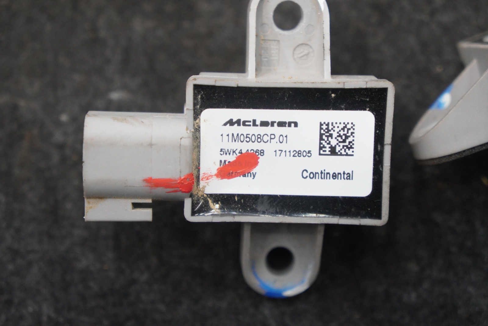 Set 2 Front Door Side Crash Impact Sensor 11M0508CP OEM McLaren 570S 2018