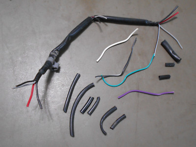 15-17 Subaru Legacy Outback RH Side Halogen Headlight Harness Cut Off Wires 