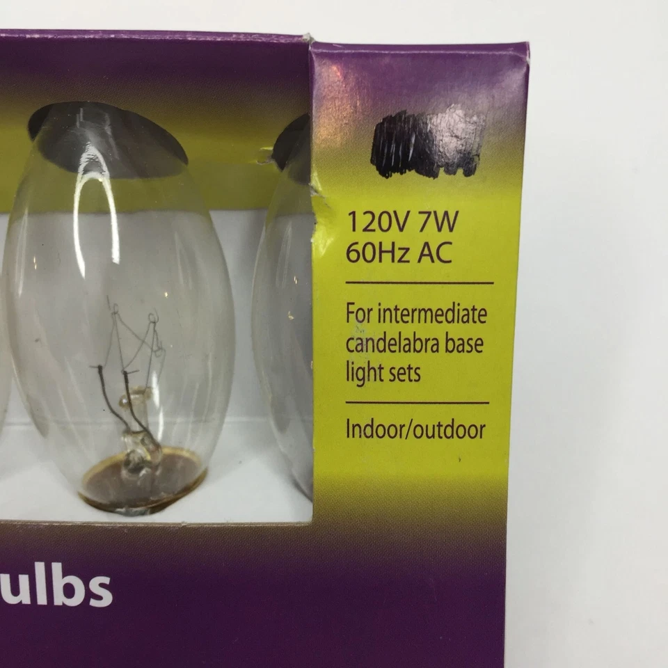 Light Keeper Pro 2 Packs 4 C9 Replacement Bulbs 120V 7W 60Hz AC Indoor Outdoor - Image 4 of 4