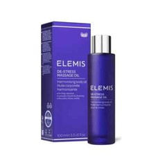 ELEMIS DE-STRESS MASSAGE OIL 100ml 3.3oz NEW PRODUCT LINE  GENUINE NEW  