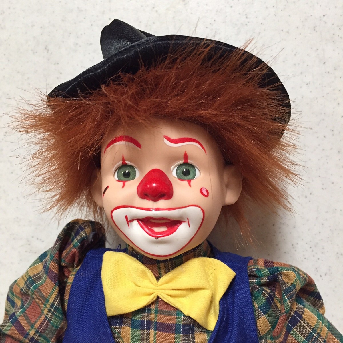 Vintage Porcelain Clown Doll 12