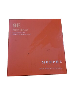 Morphe 9E Pretty in Pfirsich Lidschatten Palette 10,1 g 