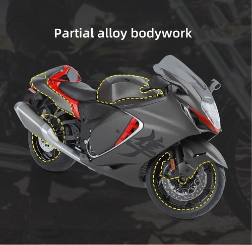 1/9 Suzuki Hayabusa Motorcycle Alloy Model - Picture 5 of 14