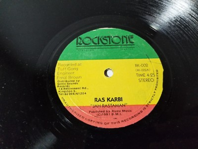 RAS KARBI- Jah Rastaman Tuff Gong ORIGINAL ROCKSTONE 12