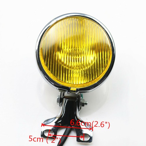 5.5" Chrome Motorcycle Headlight for Harley Honda Kawasaki Suzuki Yamaha Cusotm - Picture 8 of 8