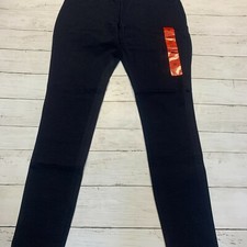 Matty M Women's Heather Blue Straight Leg Lightweight Pull On Legging Size: Med