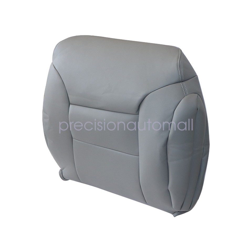 Front Bottom & Back Leather Seat Cover Gray For 1997 1998 GMC Sierra