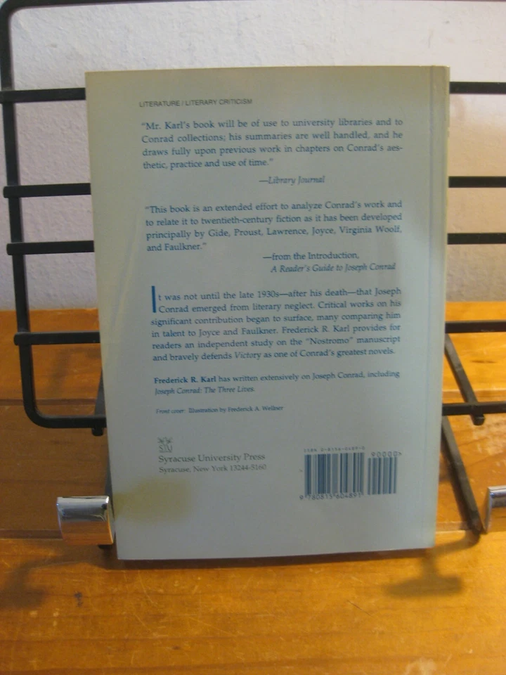A Reader's Guide to Joseph Conrad: Revised Edition by Frederick R. Karl(VG Cond) - Image 3 of 4