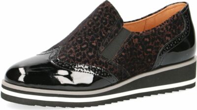 black leopard print trainers