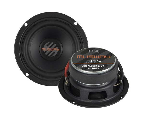 Musway High End MitteltöNer Auto Hifi Lautsprecher Paar 72 Mm ML3M-image