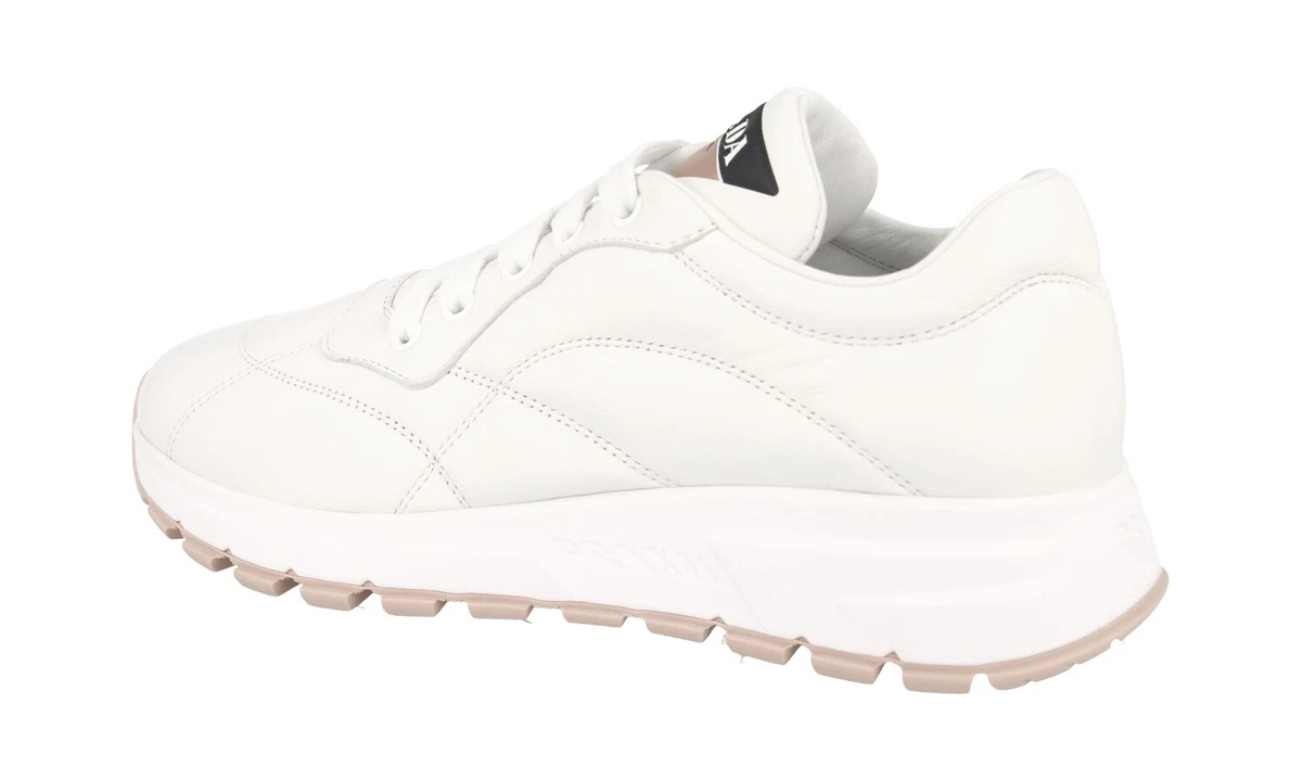 PRADA Leder Prax01 Sneaker - 1E245L - Weiss - NEU