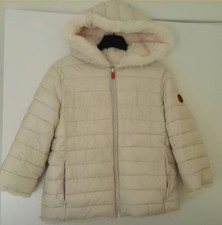 SAVE THE DUCK PIUMINO GIUBBINO ECOPELLICCIA DONNA TAGLIA S COLORE BIANCO