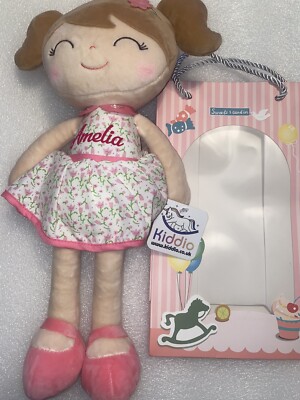 Kiddio Metoo Angela Schlafendes Plüsch Baby Spielzeug Kissen Stofftier Puppe Brandneu