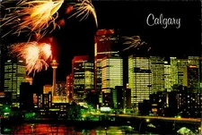 IMN03174 calgary alberta fireworks  canada