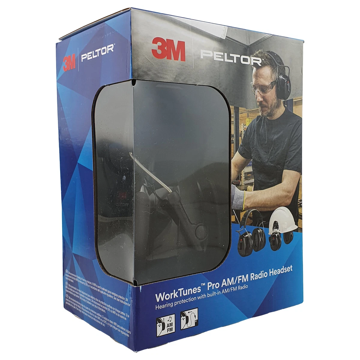 3M Peltor WorkTunes Pro Headband Earmuffs AM/FM Radio Headset 32Db  Small 783716708704 eBay