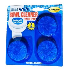 Toilet Bowl Cleaner Value Pack Cleaning With Every Flush 1 Pack 3 Tablets