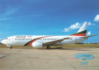 Postcard Airline HEMUS AIR LZ-HVA CC9.