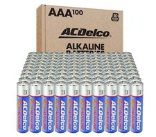 ACDelco Super Alkaline AAA Batteries, 100-Count