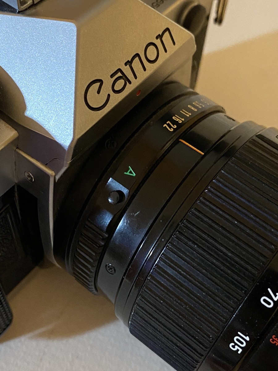 Canon AE-1 Program 35mm SLR & Canon FD 35-105 Zoom Lens
