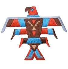 Firebird Applique Patch - Eagle Bird Embroidered Badge Iron On